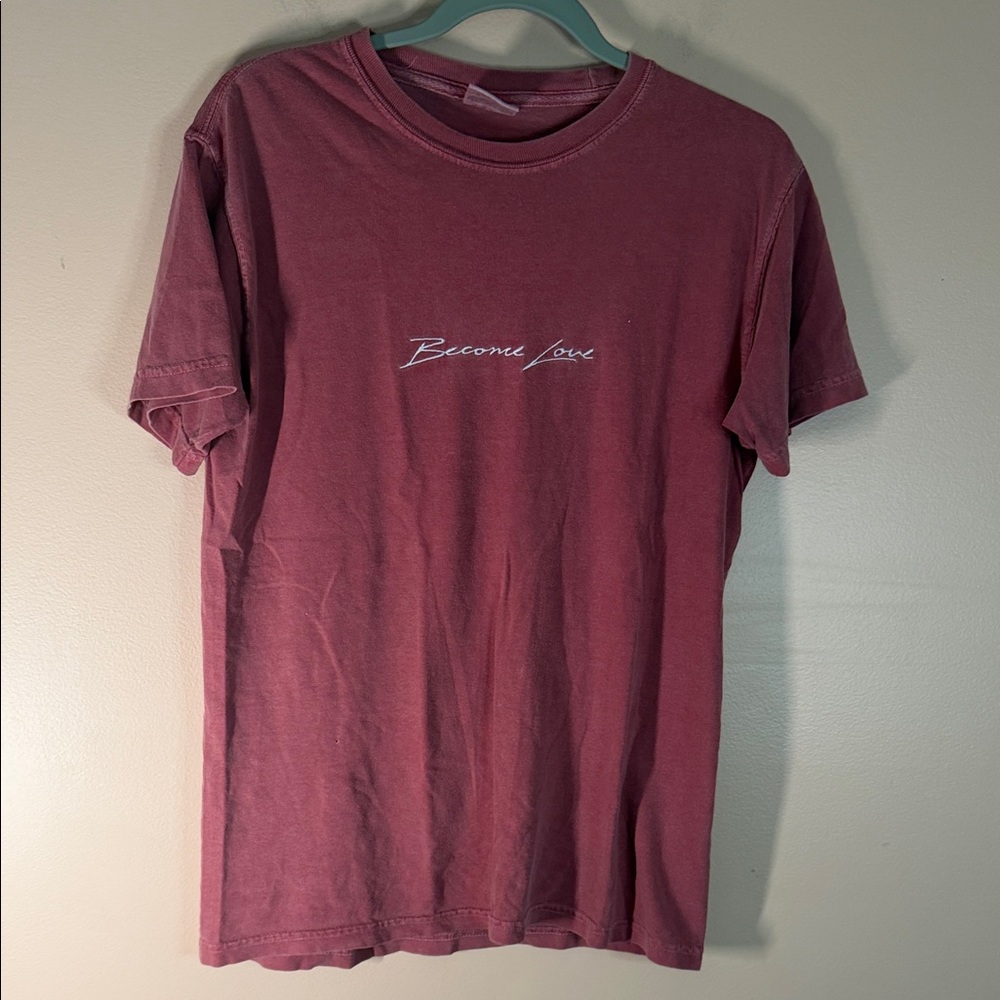 Comfort Colors "Become Love" Short-Sleeve Crewneck T-Shirt - Mauve
